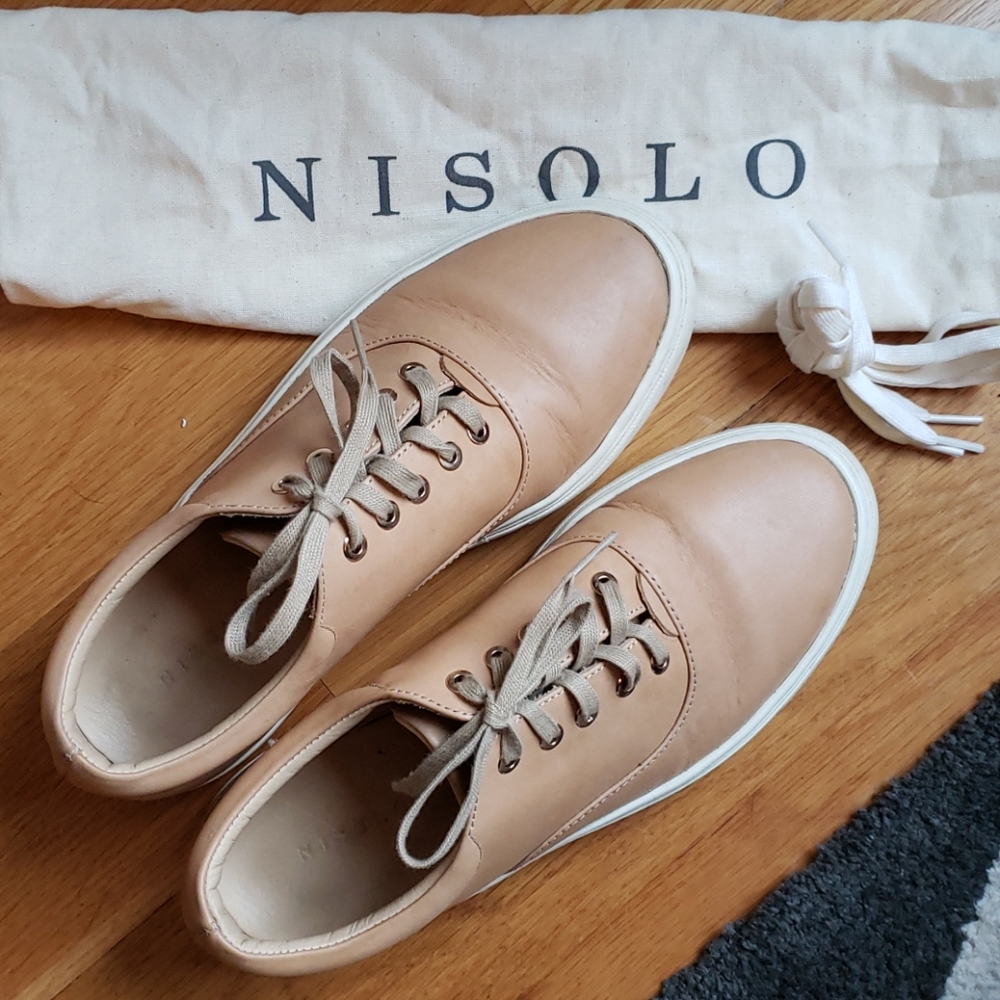 Nisolo Elayna size 8 Natural Vachetta